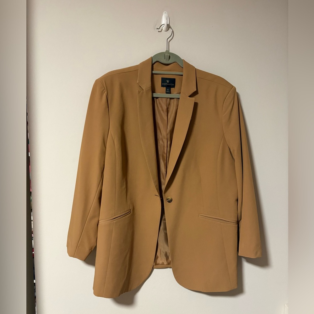 Worthington Khaki Blazer XL